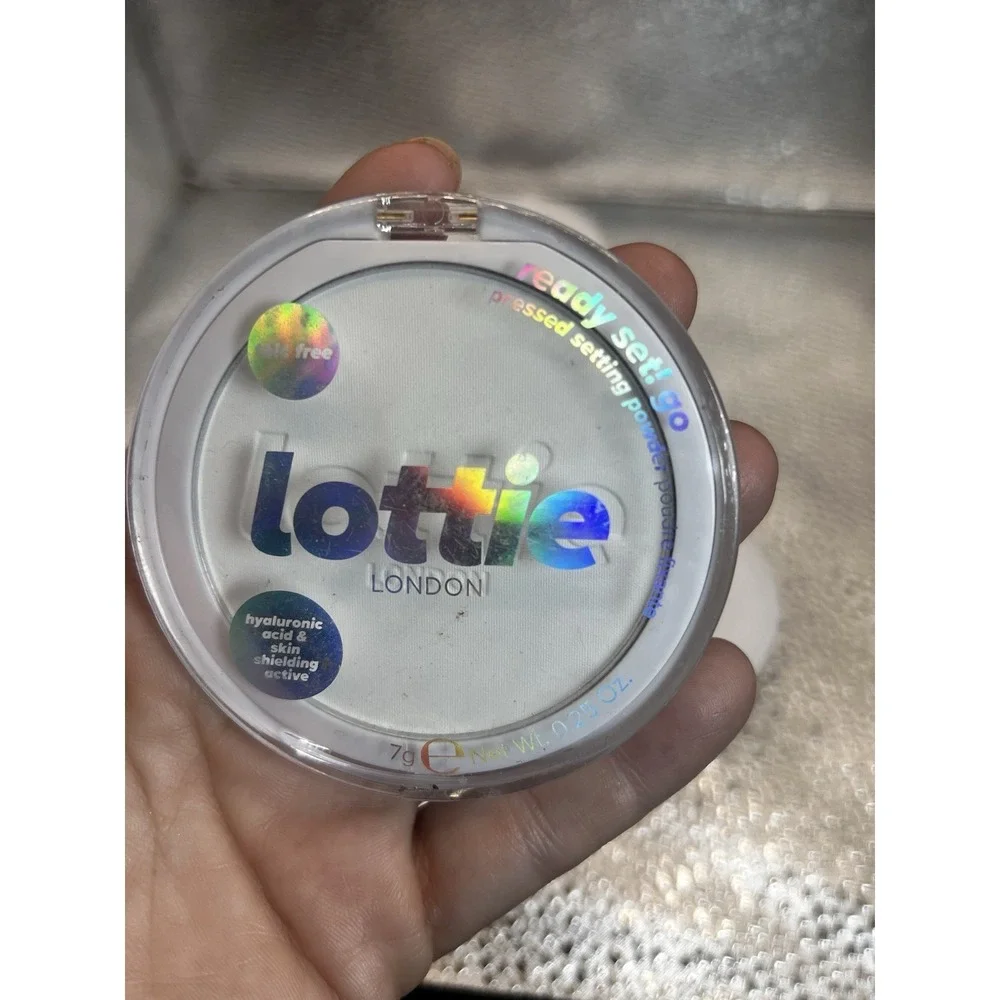 Lot Of 5 Lottie‎ London Ready Set Go Pressed Powder, True Translucent